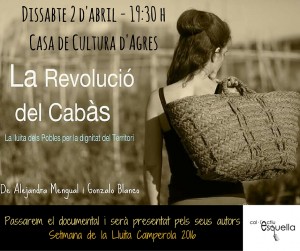 Dissabte 2 d'abril - 19-30 hCasa de Cultura d'Agres